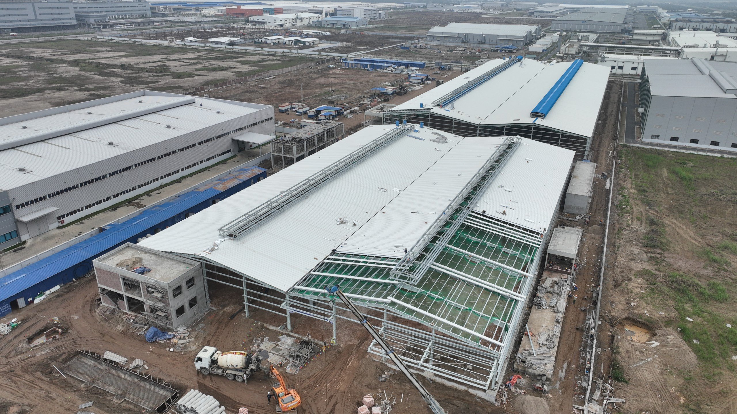 Thi công, lắp đặt nhà xưởng